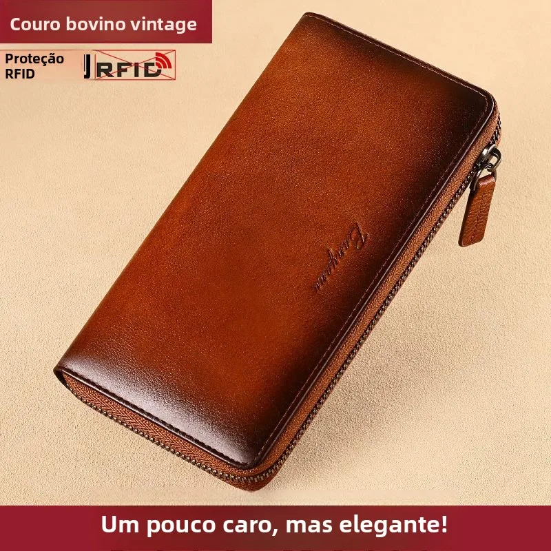 portafoglio-lungo-in-pelle-da-uomo-ularks-in-vera-pelle-bovina-con-clip-per-contanti-multi-scomparto-per-carte-cerniera-antifurto-e-portatessera-di-patente
