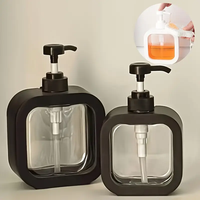 1 PC 300ml/500ml Bathroom Soap Dispenser Refillable Lotion Shampoo Shower Gel Holder Portable Travel Dispenser Empty Bath Pump