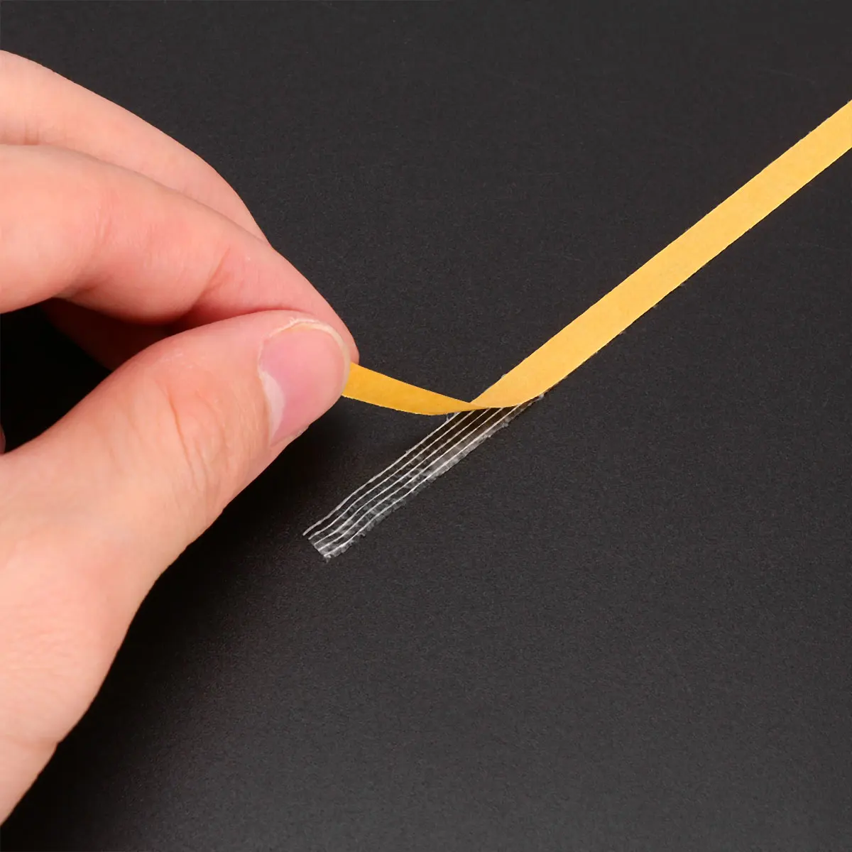 

4 Rolls Duct Tape Double Side Sided Carpet DIY Cloth Stage Floor Double-Sided Strong Adhesive