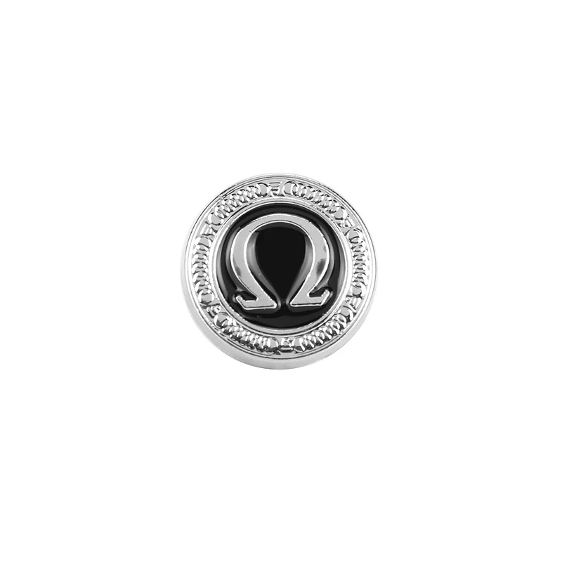 French God of War Logo Charm Brooch Kratos Men Shirt Jewelry Zinc Alloy Silver Color Men Brooches Jewelry Accessories Gift