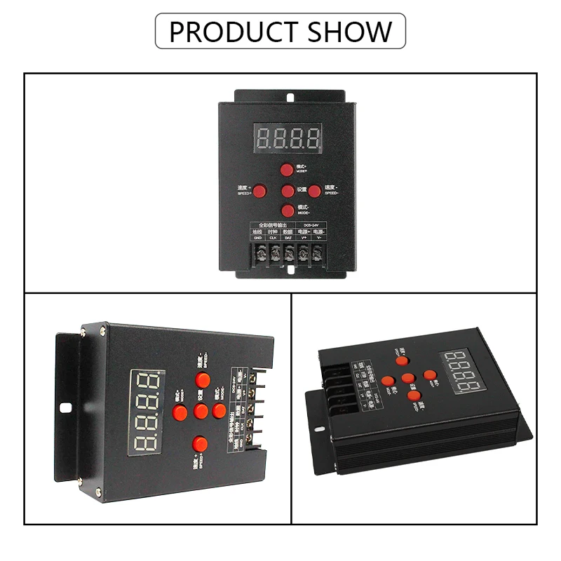 T-500 SPI TTL 5Key LED All Magic Color Controller 2048 Pixel e RF 25 tasti telecomando Dimmer per WS2811 WS2812 RGB Strip Light