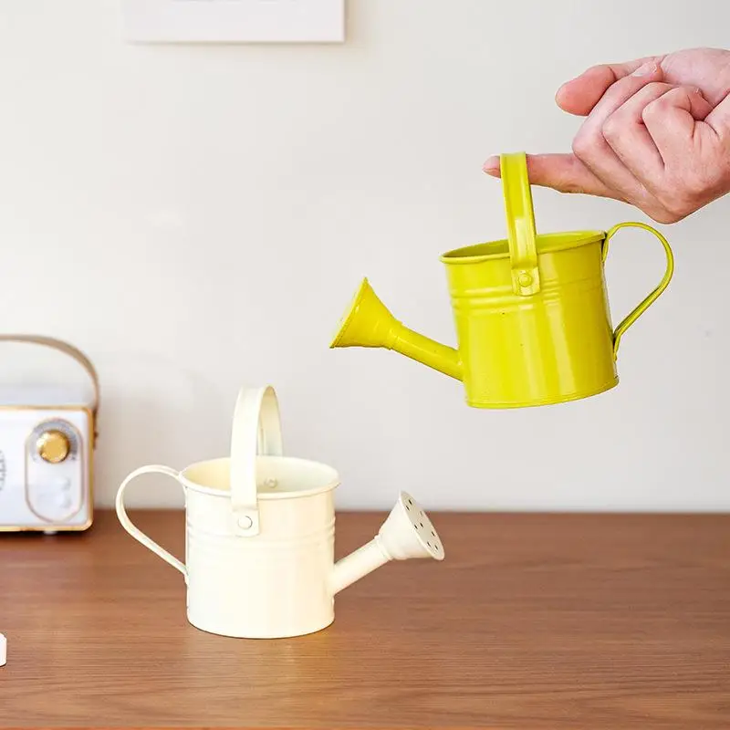 NEW Hot！ Metal Watering Can Garden Flower Kettle Mini Small Water Spraying Pot Large Capacity For Kids Adult