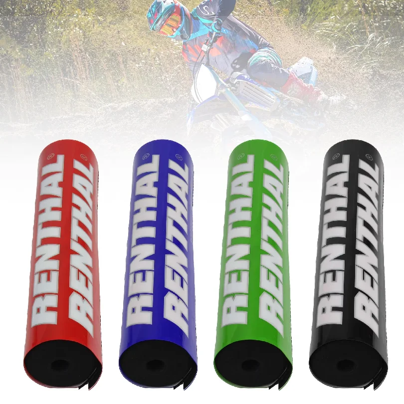 For Renthal Motorcycle Cushion Crossbar Foam Chest Pad Protection Parts ATV Enduro DirtBike 25cm Round Crossbar Bar Pad Modified