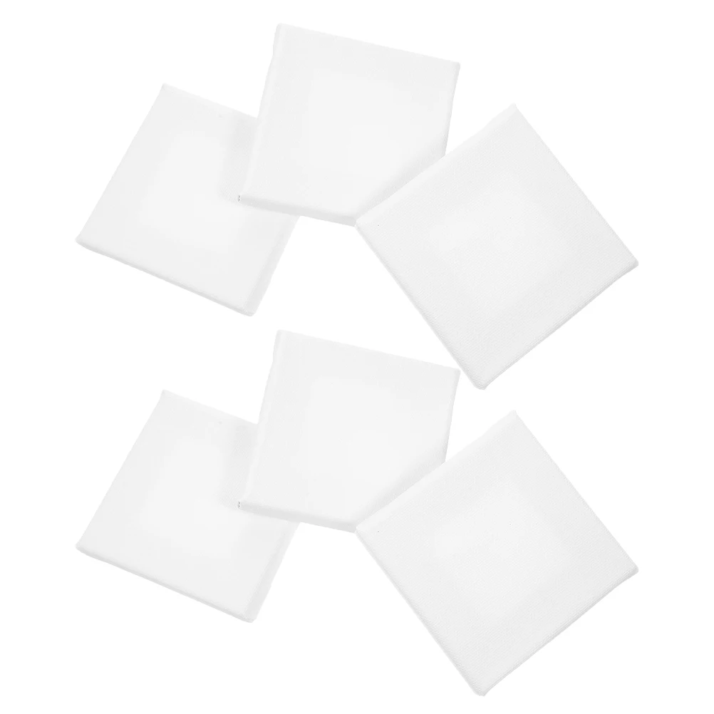 6 Pcs Oil Painting Frame Easel Canvas Boards for Framed Blank Canvases Graffiti