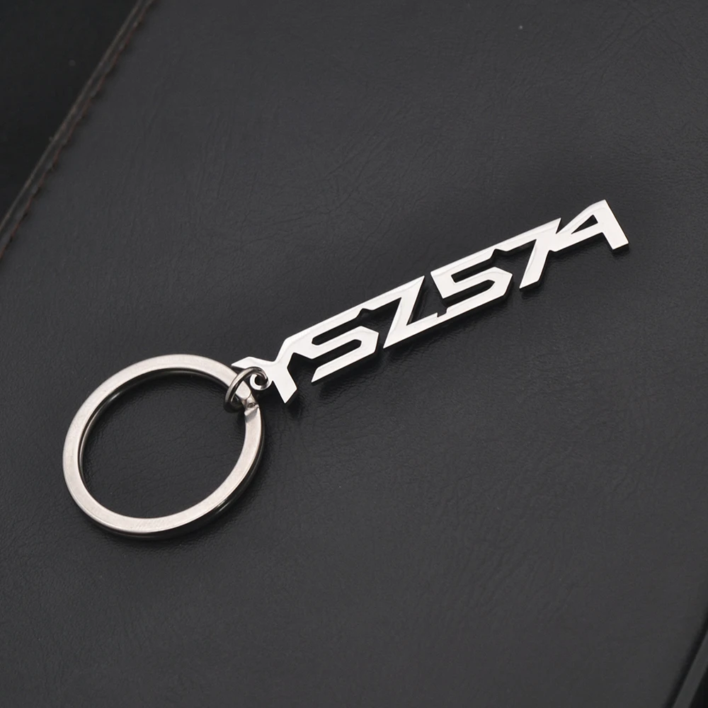 Personalized Customized English Name Key Chain Stainless Steel Cutting Jewelry Electroplating Key Ring For Men and Women view 6