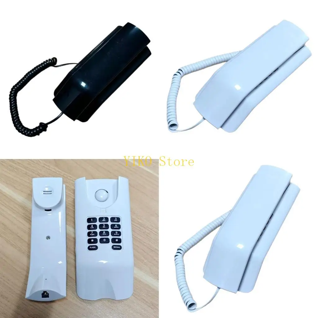 K32C Corded Phone Landline Phone for Home Telephone Landline Corded Wall Mountable
