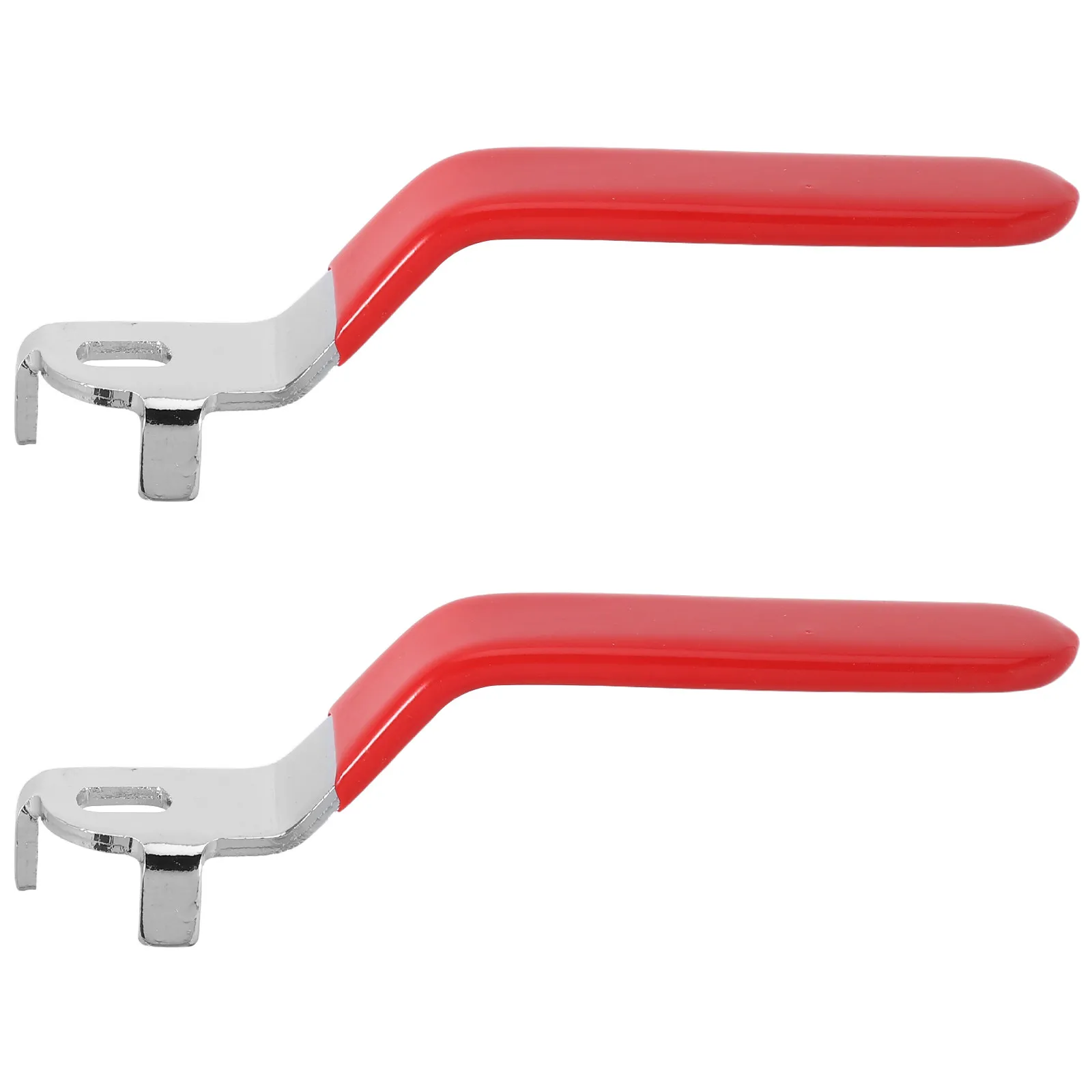 

2 шт. рукоятки для шаровых кранов, железные, с эргономичным захватом, для замены шланговых вентилей, для ремонта уличных кранов, размер отверстия 10x6 мм