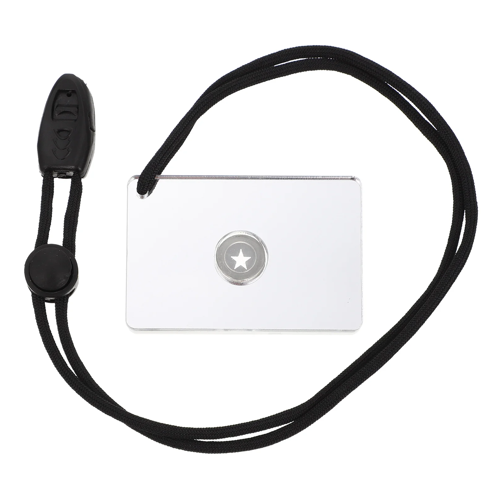 مرآة إشارة البقاء على قيد الحياة من الأكريليك للاستخدام الخارجي متعددة الوظائف مرآة طوارئ عاكسة للتخييم والتنزه وأدوات الإنقاذ #3