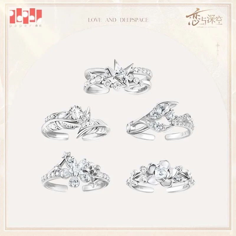 Presale Sunsyea Love and Deepspace Official Merch Original Ring Sylus Xavier Caleb Rafayel Zayne