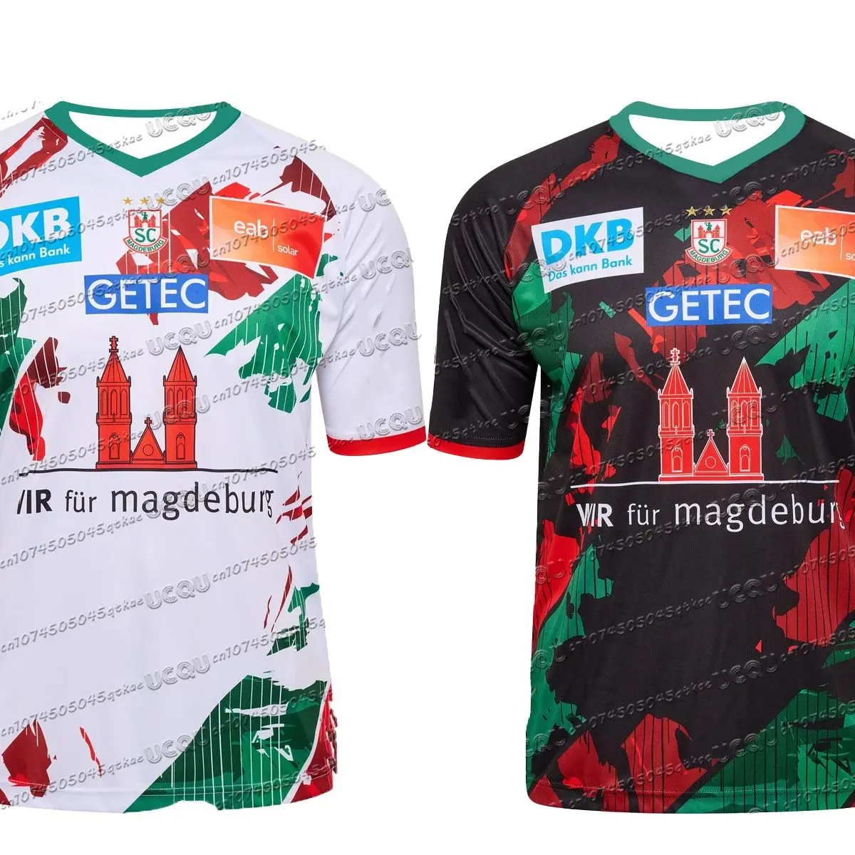 24-25 رجل SC Magdeburg كرة اليد قميص ملابس رياضية المتضخم التدريب كرة اليد موحدة تنفس للجنسين جيرسي المحملة رداء علوي غير رسمي