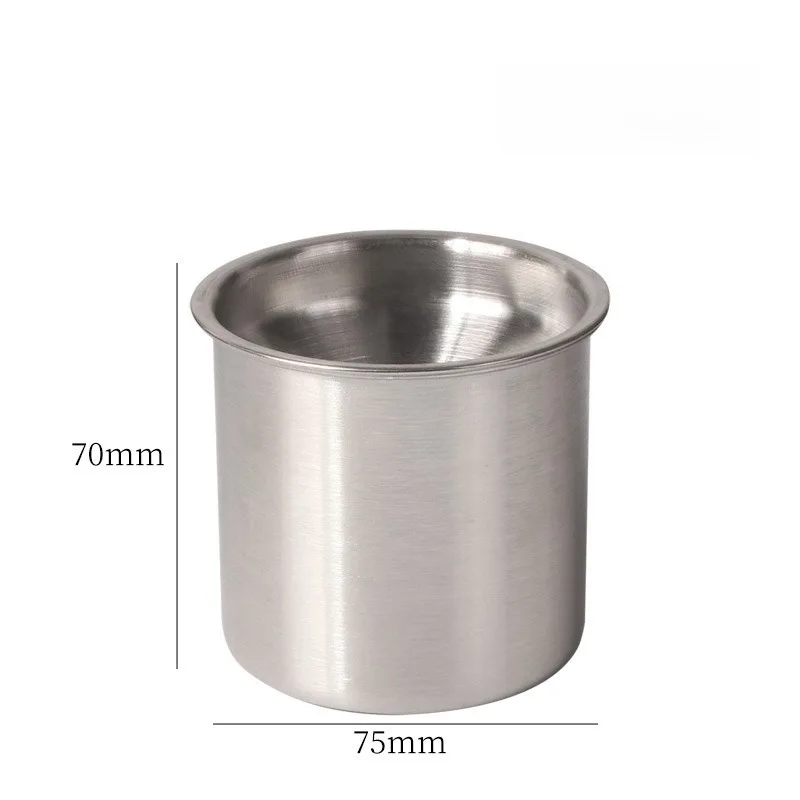 جديد الإبداعية منفضة سجائر الفولاذ المقاوم للصدأ المنزل منفضة سجائر السيارة مكافحة تحلق الرماد مكافحة الإفلات صافي مقهى بار قمع السجائر مع غطاء #5