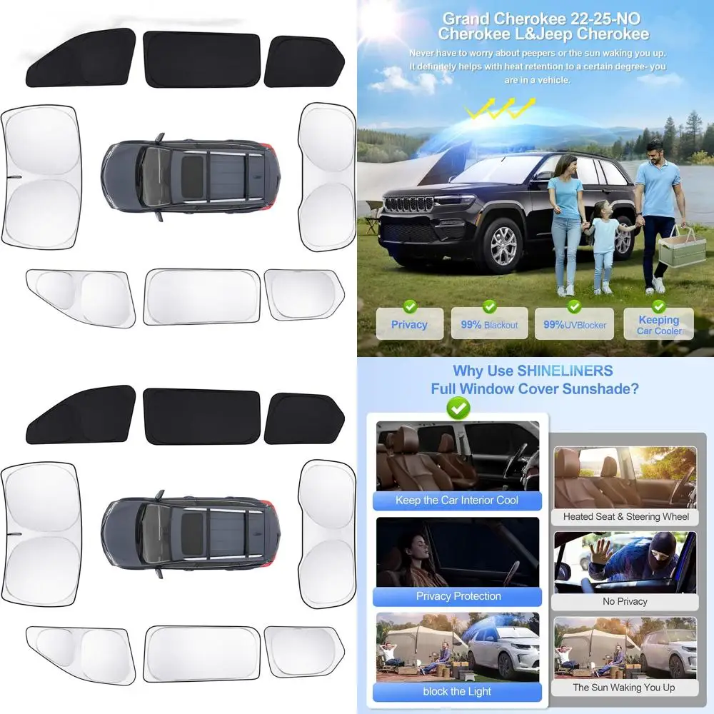 

Солнцезащитные шторки для автомобиля, аксессуары 22-25, защита от УФ-излучения, защита конфиденциальности для кемпинга и активного отдыха