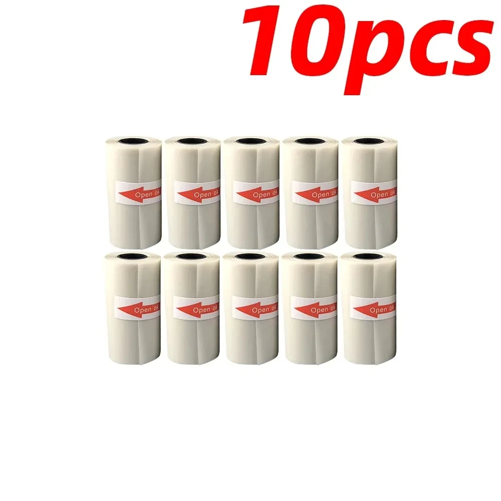 Universal 6 Rolls Transparent Thermal Adhesive Photo Paper for Peripage Paperang Memobird Poooli Photo Printers Supplies