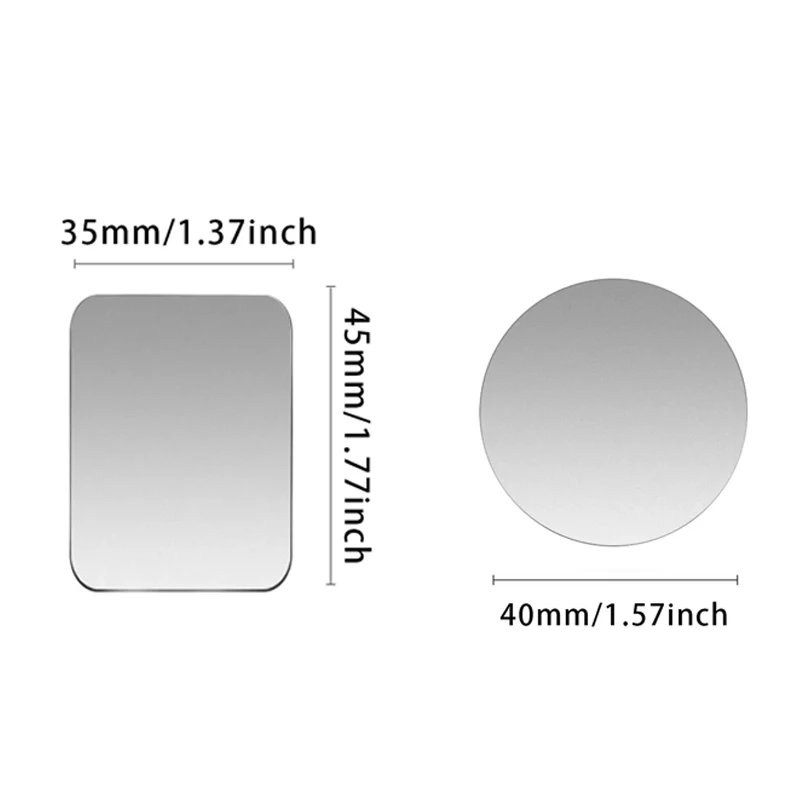 2/4 Stk. Handy-Metallplatten für MagSafe-Aufkleber, Eisenplatte für Magnethalter, Universal-Patch für iPhone 17 16 Pro Samsung – Detail 12