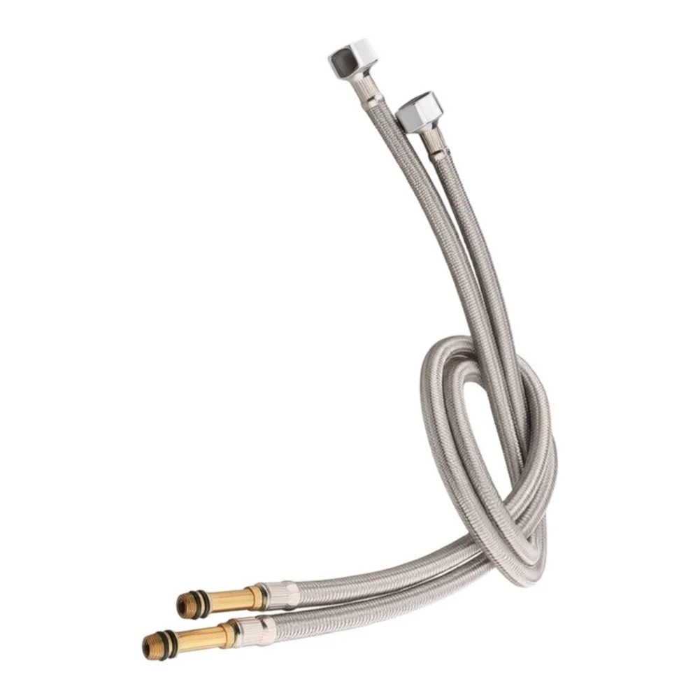Push Connect Water Line Stainless Steel Hose Kit 304 Stainless Steel Material Rust Resistant Design For Under Sink Water Filters