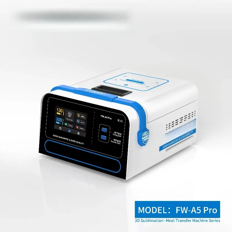 FW-A5 Pro جديد ثلاثية الأبعاد التسامي جراب هاتف آلة الهاتف المحمول آلة طباعة الغطاء المدمج في صندوق تجفيف DIY بها بنفسك جراب هاتف