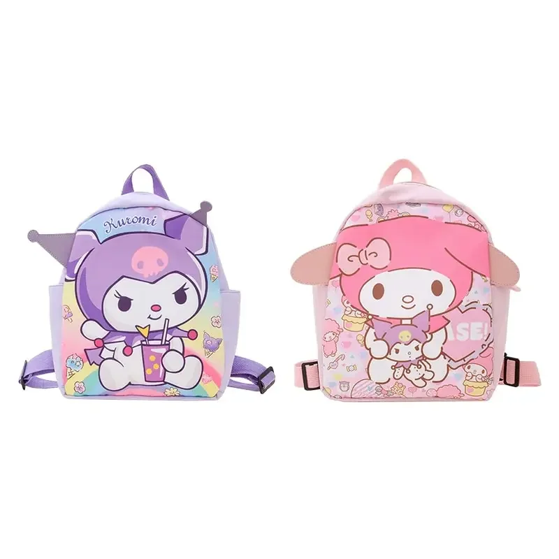 

Sanrioed Anime Kuromi My Melody Cute Children Backpack Schoolchildren Stationery Schoolbags Cartoon Shoulder Bag Gift for Friend