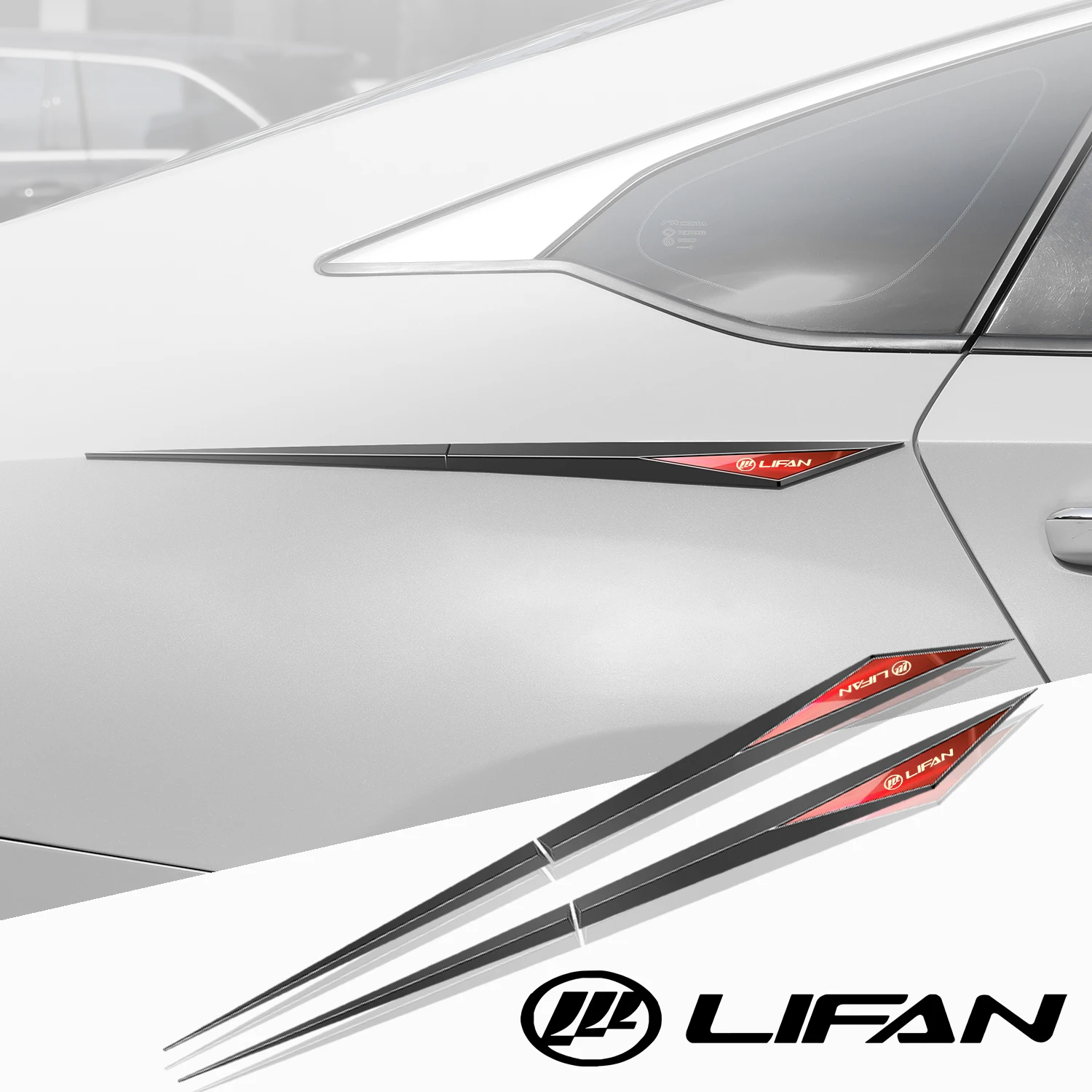 

2pcs car stickers TPU car accessories para auto for lifan 620 ev 530 x50 x70 720 650 300 820 x60 520 630 x70 x40 320 x80