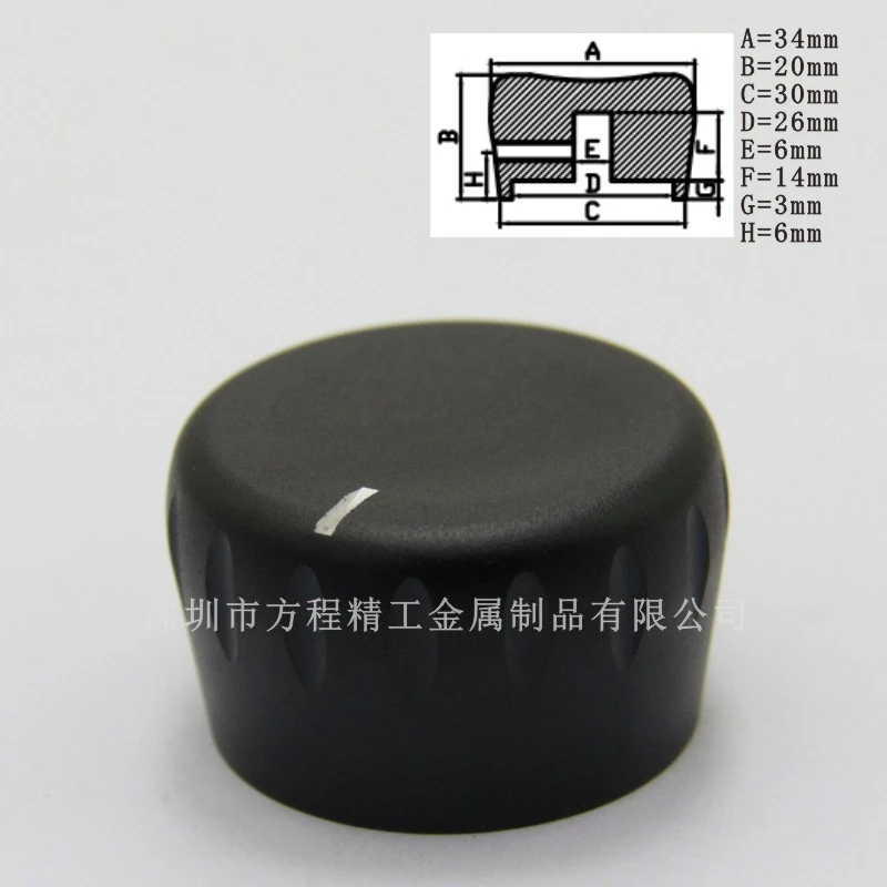 Perilla de potenciómetro de aleación de aluminio de alta gama, 1 piezas, interruptor de volumen, perillas de codificador giratorio