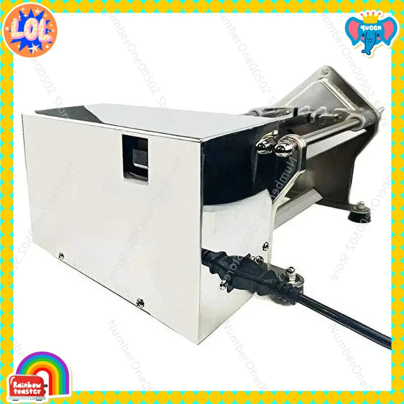Semi-Automatic Electric French Fry Cutter Commercial Potato Vegetable Stick Maker for Home Kitchen