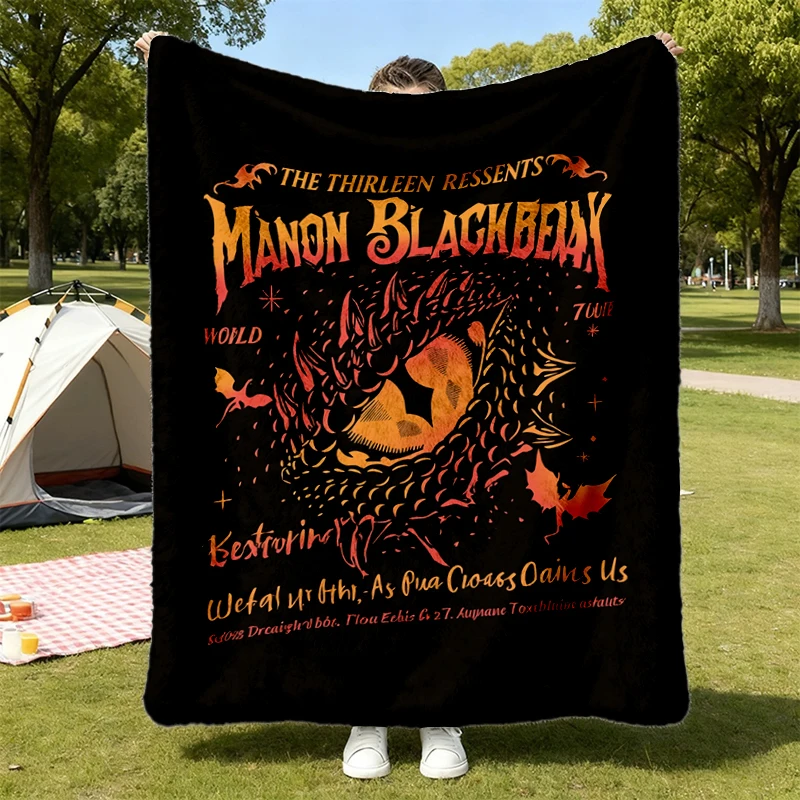 In October We Wear Pink Flannel Blanket, Breast Cancer Awareness Witch Flannel Throw, Pink Ribbon Halloween Sisterhood