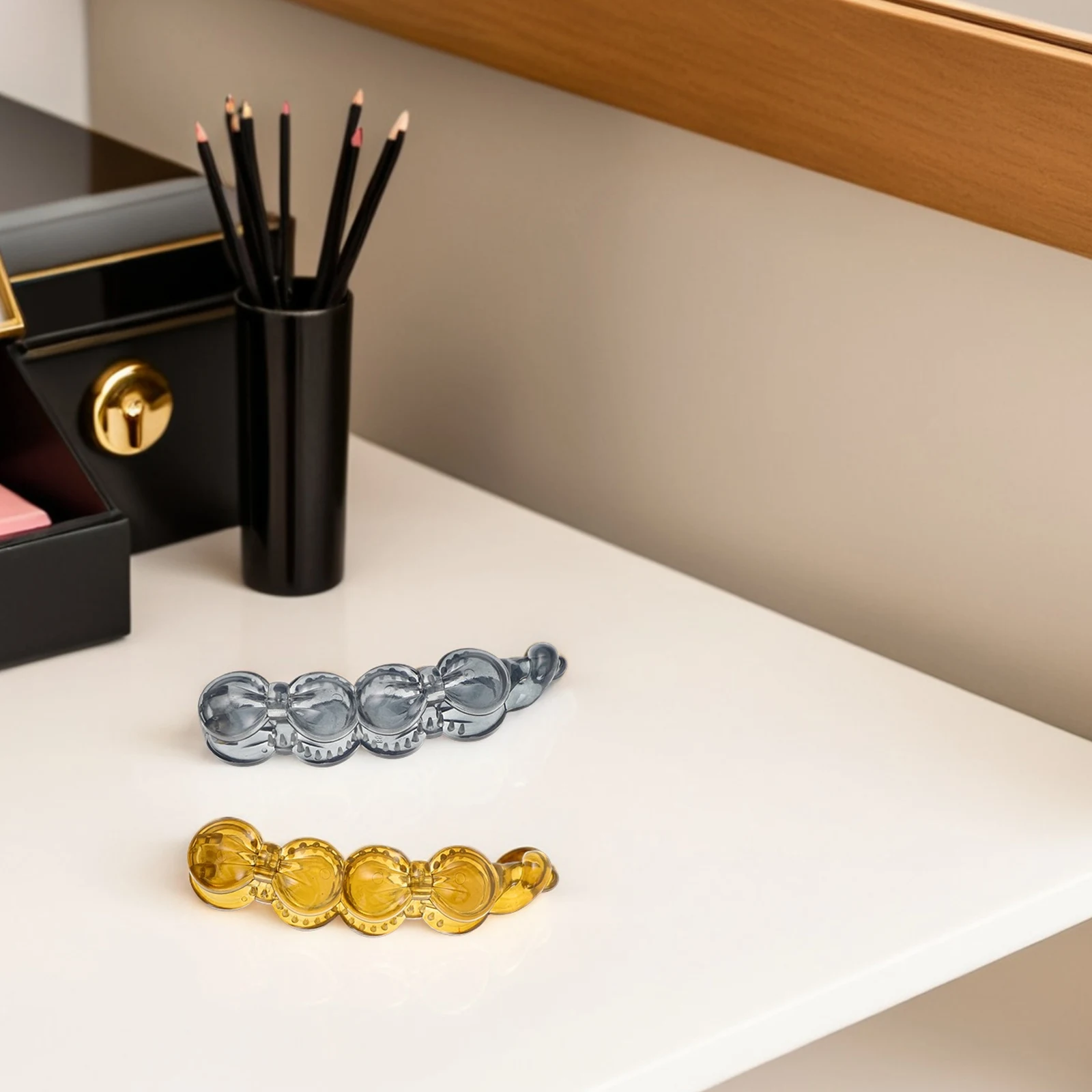 

3pcs Bowknot Banana Claw Clips Women Girls Matte Glossy Non-Slip Horizontal Bar Sturdy Comfortable Accessories Daily Wear