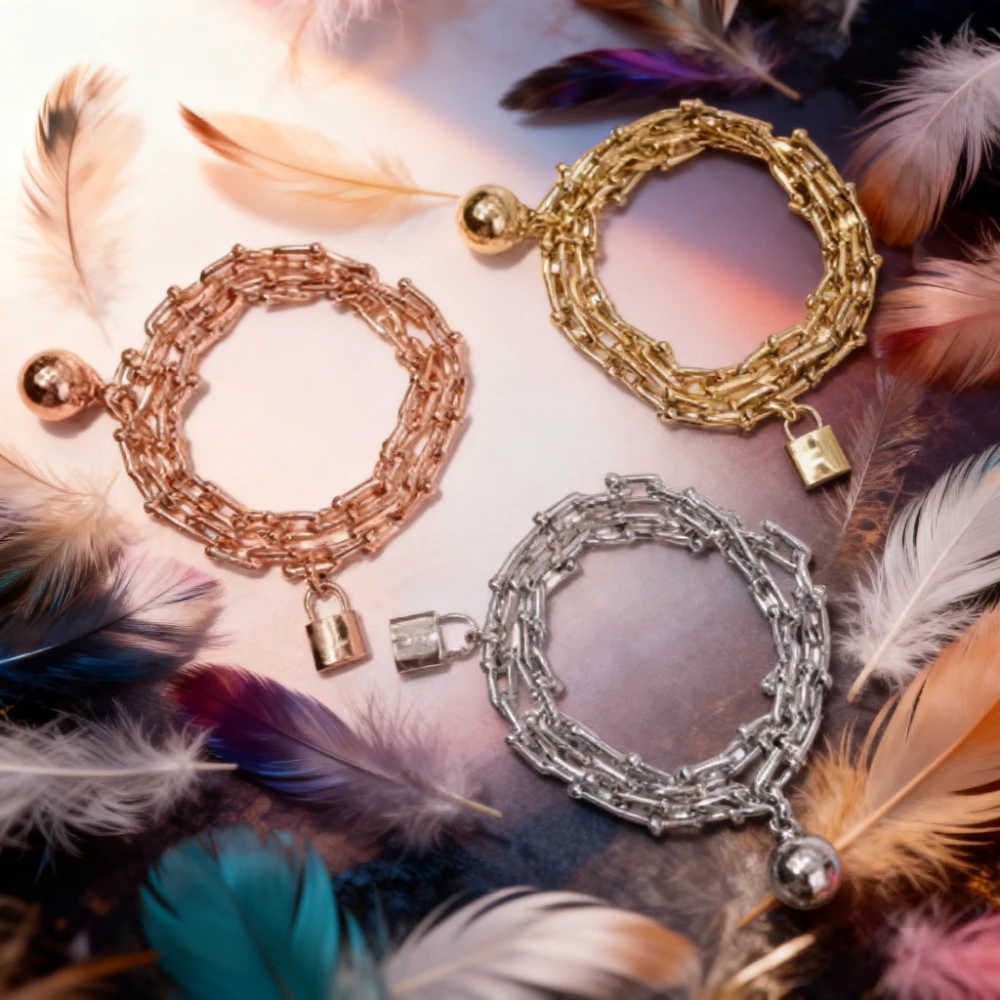 

Классические элегантные модные украшения, браслет с двойной петлей, женские украшения, элитные повседневные подарки на день рождения