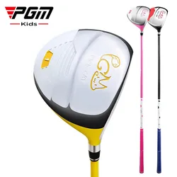 Mazze da golf in lega di alluminio per destrimani PGM per bambini, mazze da testa, driver per bambini da 3 a 12 anni,1 #   Asta di legno, albero in carbonio, JRMG007