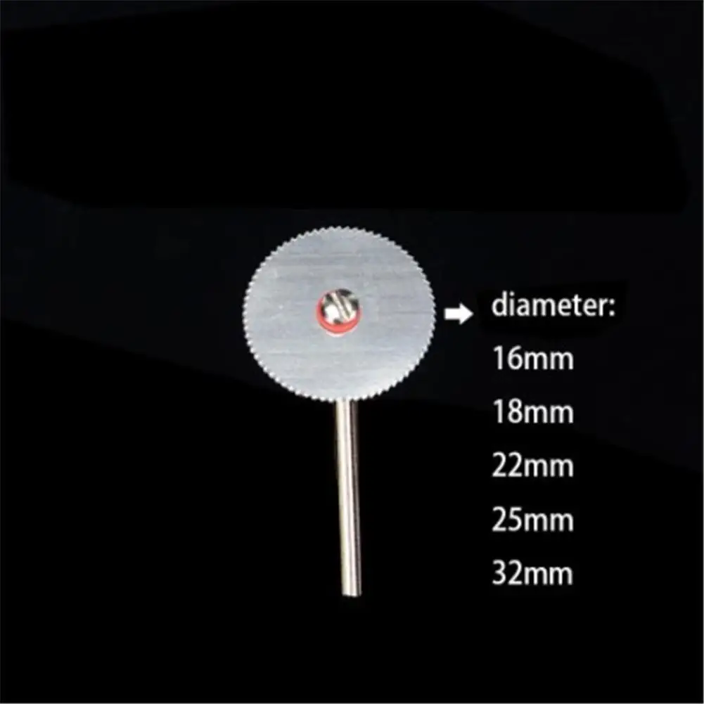 6pcs/setsliced Metal Cutting  Discs With 1 Mandrel For Dremel Rotary Tools 16 18 22 25 32mm Cutting Discs