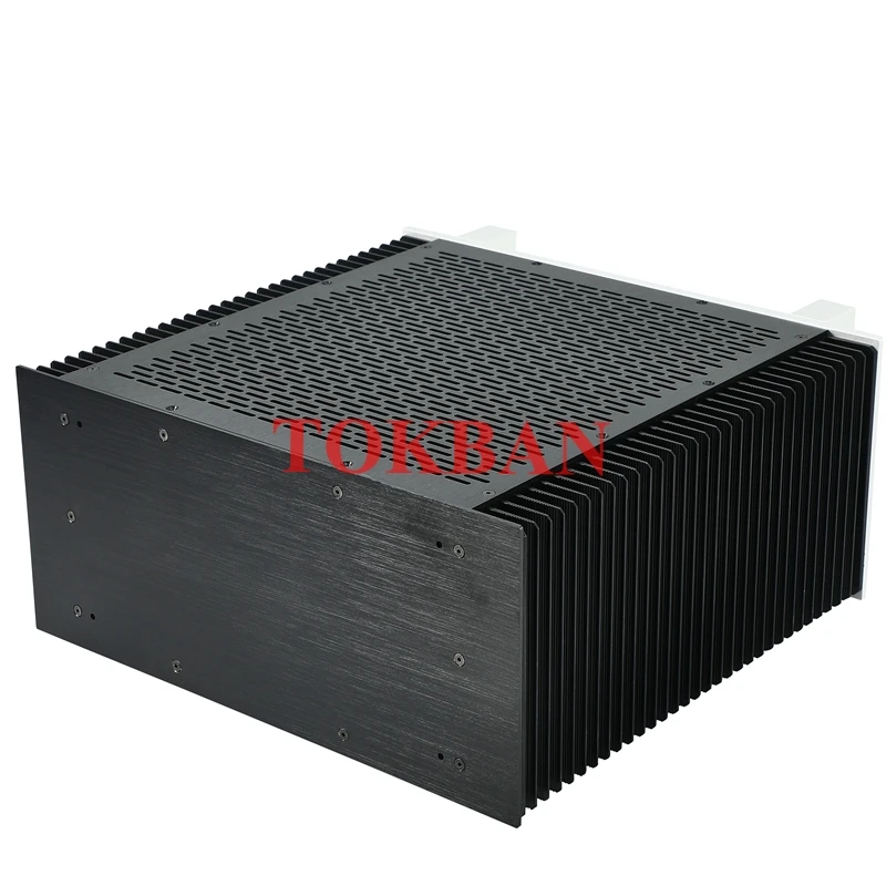Tokban CJ182 430*415*200mm All Aluminum Class A Power Amplifier Chassis Enclosure for Diy Amplifier Audio Case Shell