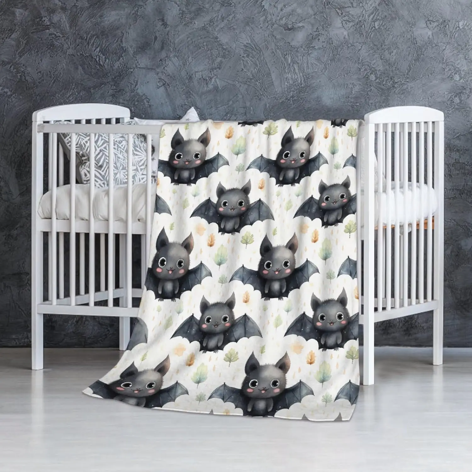 Blankets for Bed Blanket for Car Halloween Bat Blanket Gothic Kids 40x30in