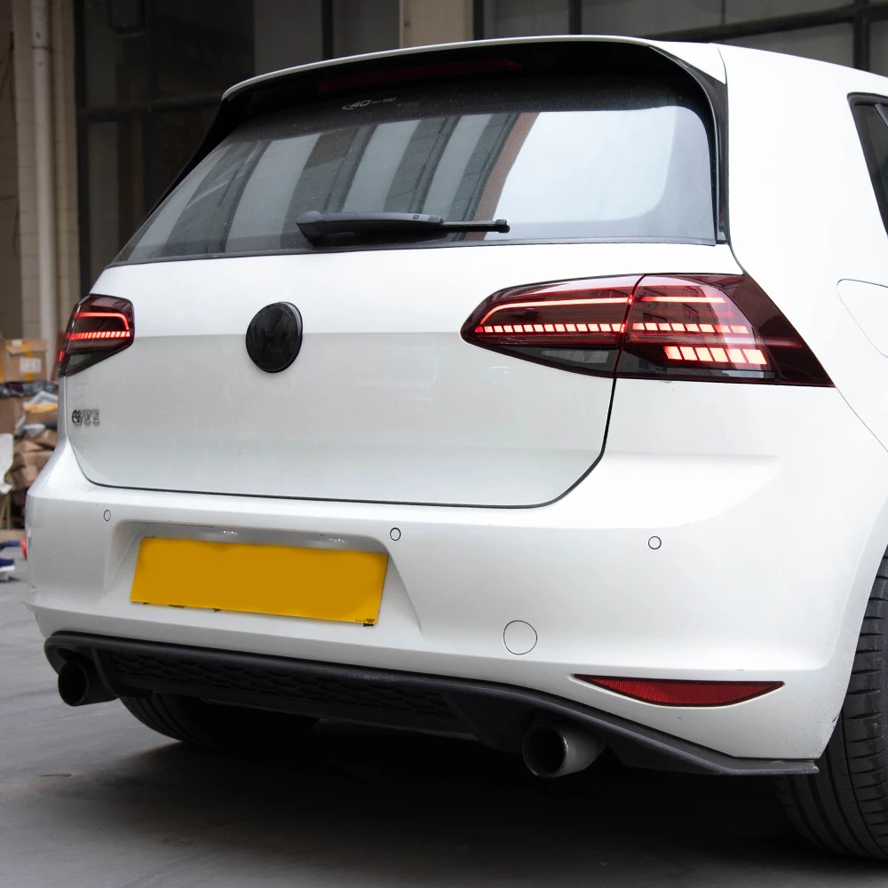 LED Tail Light Assembly For VW Golf 7 MK7 2013‑2017 Upgrade High‑Match Sequential Turn Signal Dynamic Startup Plug & Play