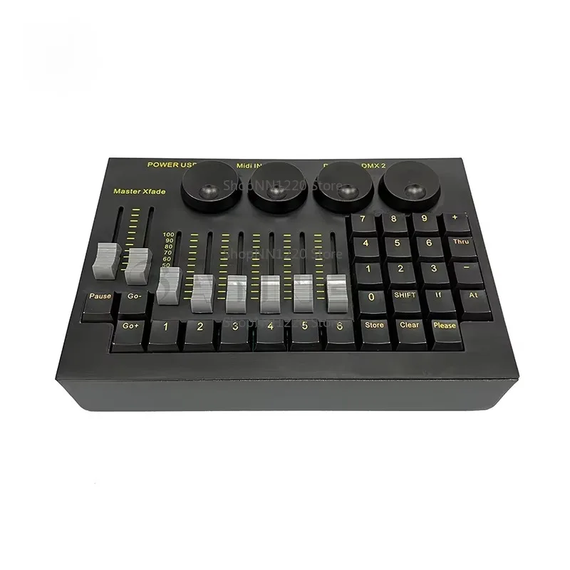 Mini MA PC Wing Controller 1-Channel Remote for Stage Effect Lighting Disco DJ Moving Head DMX Command Fader Command