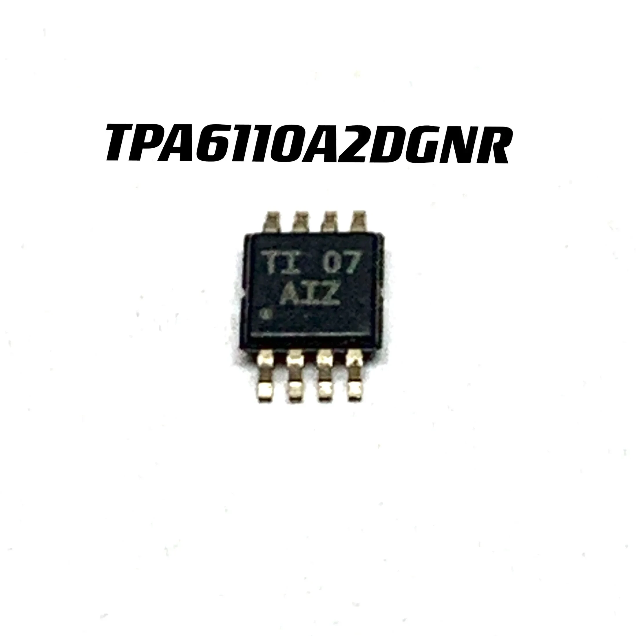 RT9711 RT9711CPF 10ชิ้น MSOP8 TPA6110A2D PA6110A2DGNR ชิป IC แบบดั้งเดิมใหม่เอี่ยม