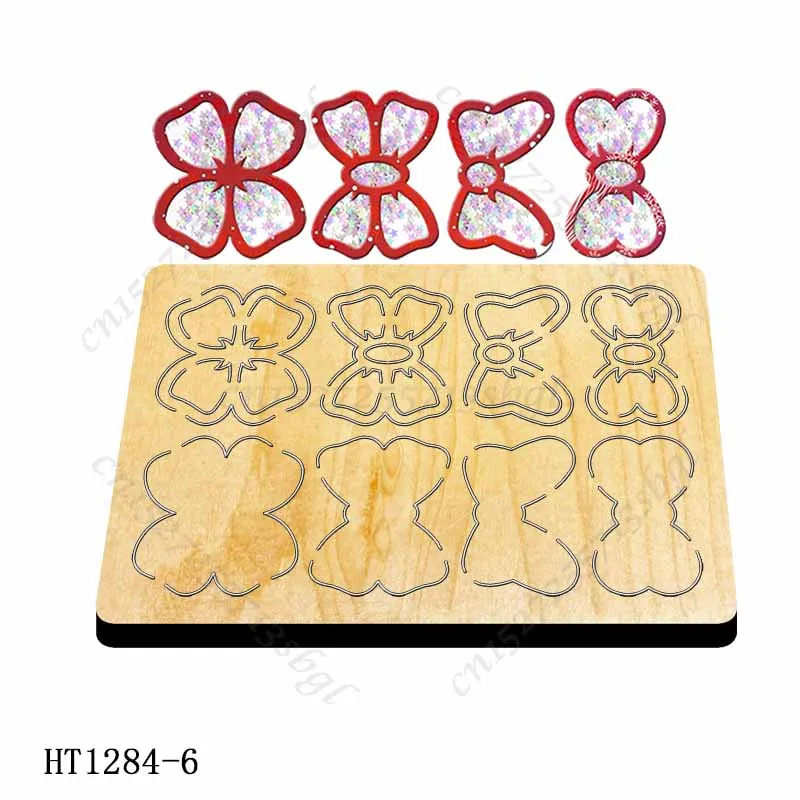 Bow Shaker Cutting dies - New Die Cutting And Wooden Mold,HT1284 Suitable For Common Die Cutting Machines On The Market.