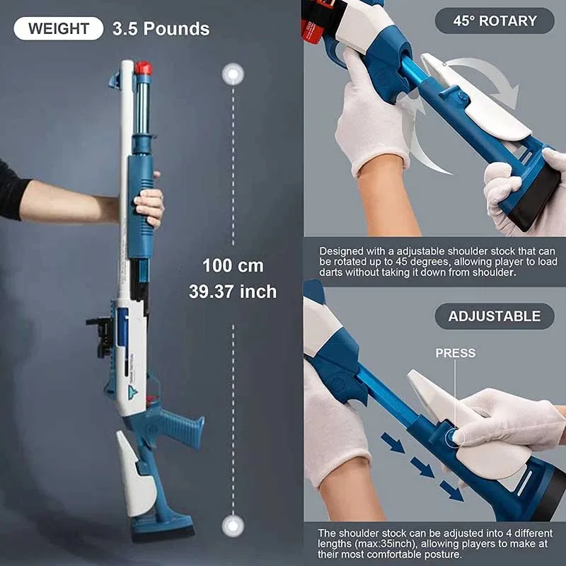 UDL XM1014 Shell Throwing Foam Dart Blaster