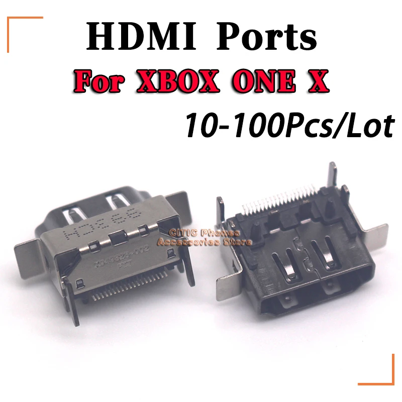10-100 قطعة/الوحدة ل XBOX ONE X HDMI منافذ المقبس واجهة تحكم موصل HD ميناء استبدال اللوحة إصلاح جزء