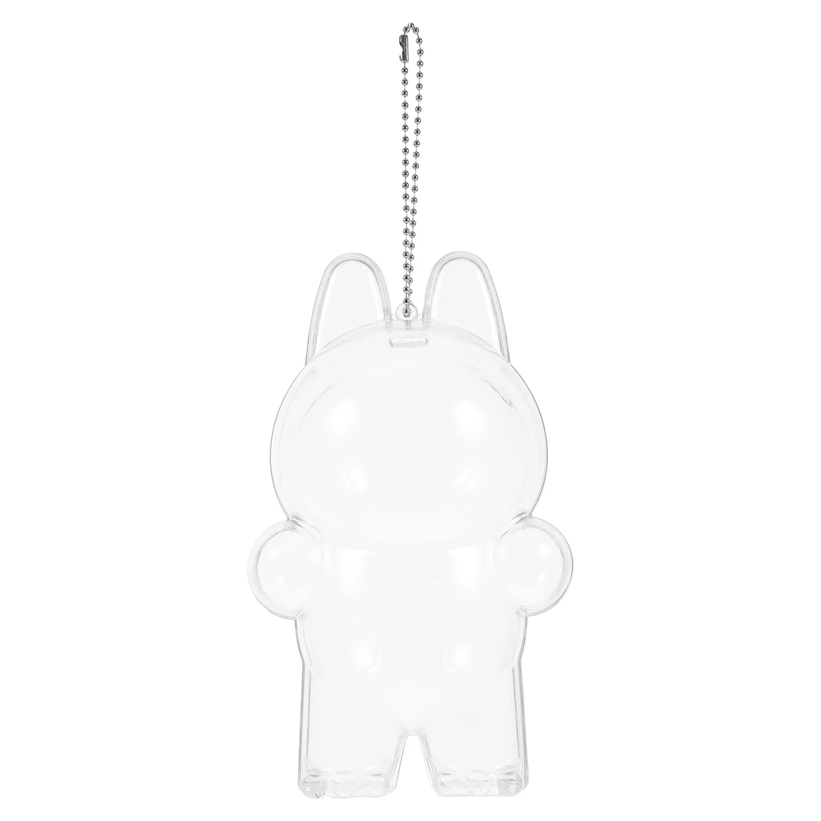 

Protective Case Keychain Display Clear Portable Mini Bag Plastic for Pouch