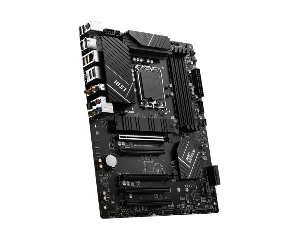 Imagem -02 - Placa-mãe para Pro B760-p Wifi Ddr4 Lga1700 Mainboard Suporta Intel Core 12 13 12 ° 12 ° Processador Cpu Pcie 4.0 Msi Usado