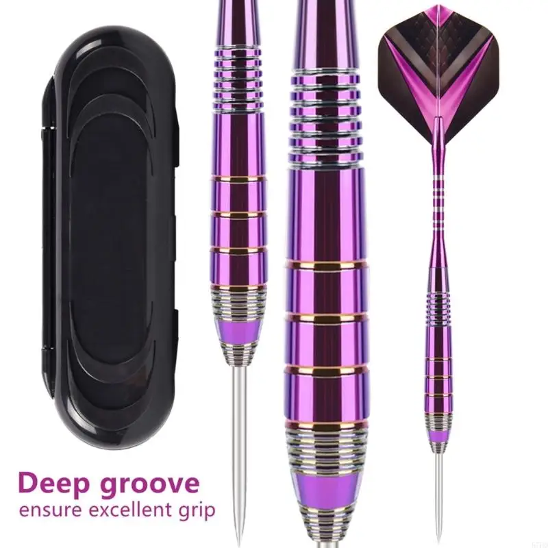 22 Grams Darts with Aluminum Shafts, Iron Barrels, Steel Tip & Additional Shafts