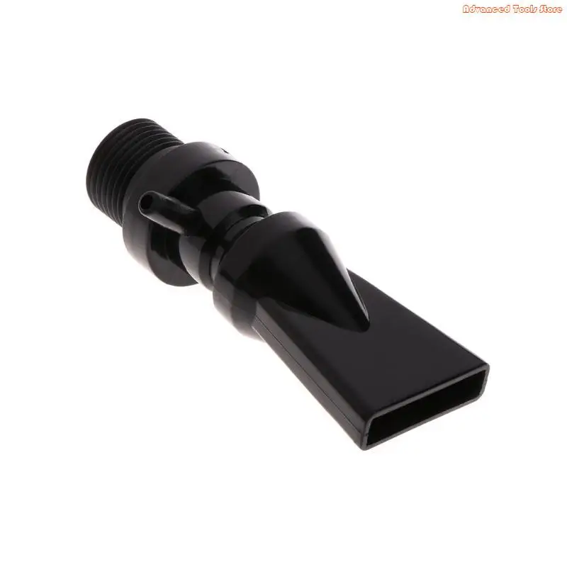 Plastics Outflow Pipe Connector Duckbill Nozzle 360° Rotatable for Aquarium W91B
