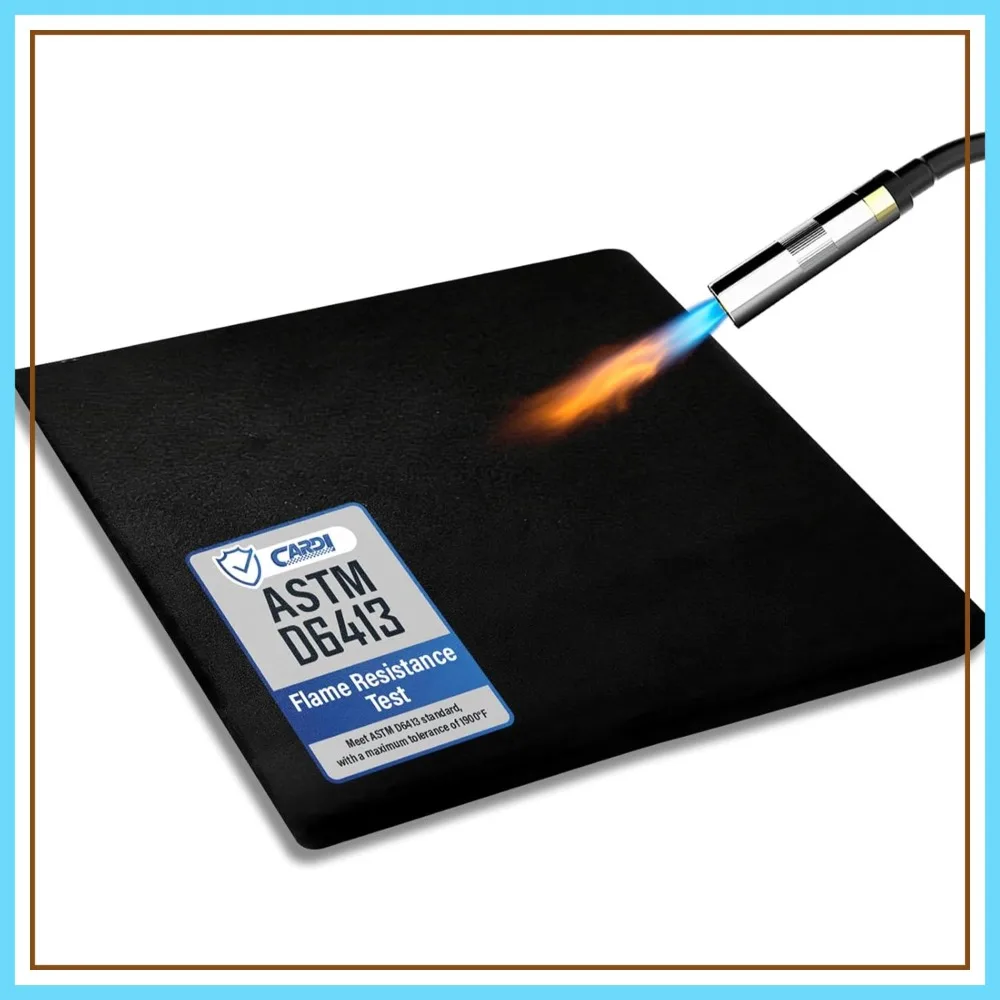 

Fireproof Carbon Welding Blanket 18x24 Inch, 0.2 Inch Thick, Heat Resistant to 1900°F, for Welding, Soldering, Grill, Firepit
