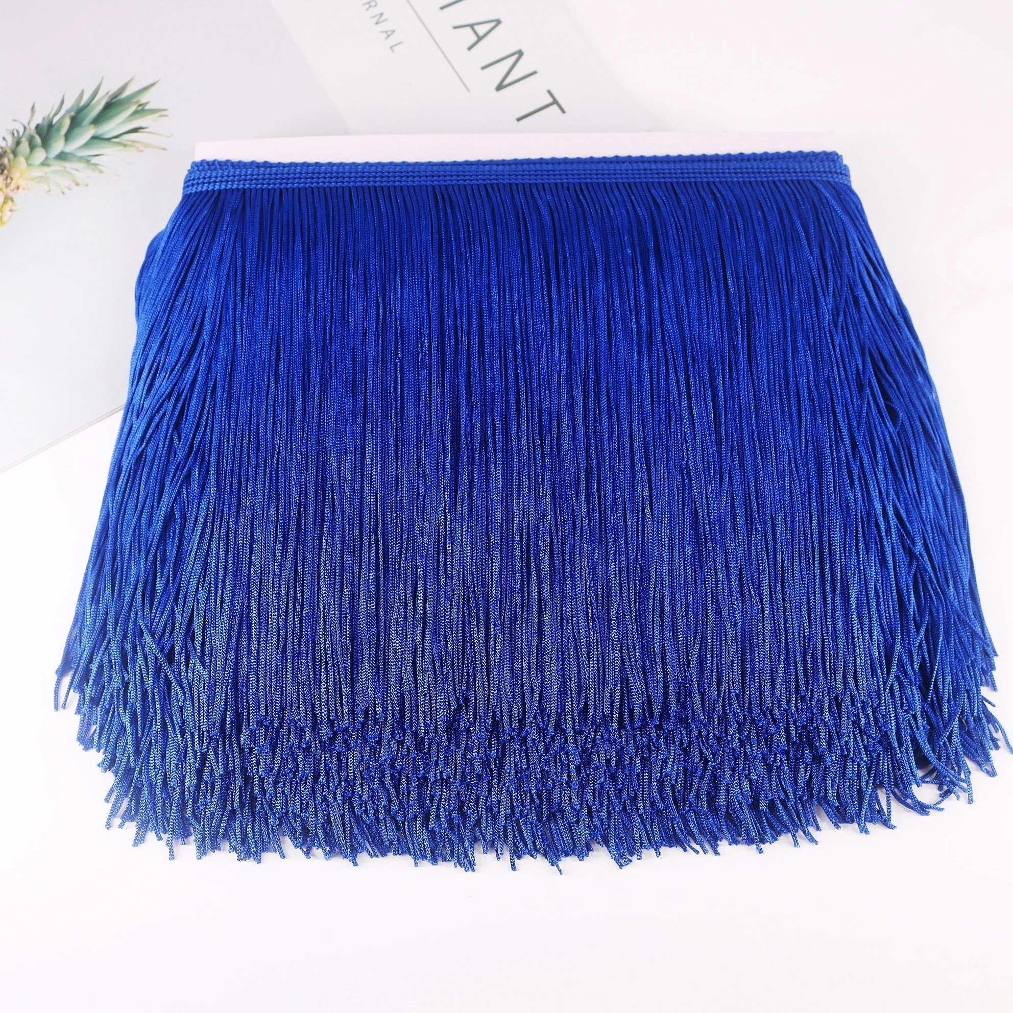 20cm Width Tassel Fringe Trim for Sewing Accessories Lace Latin Dance Tassels Trimmings Clothes Fringes DIY Apparel Supplies