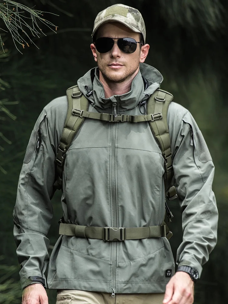 

Outdoor lightweight tactical jacket, soft shell assault suit, men's windproof and splash proof mountaineering jacket