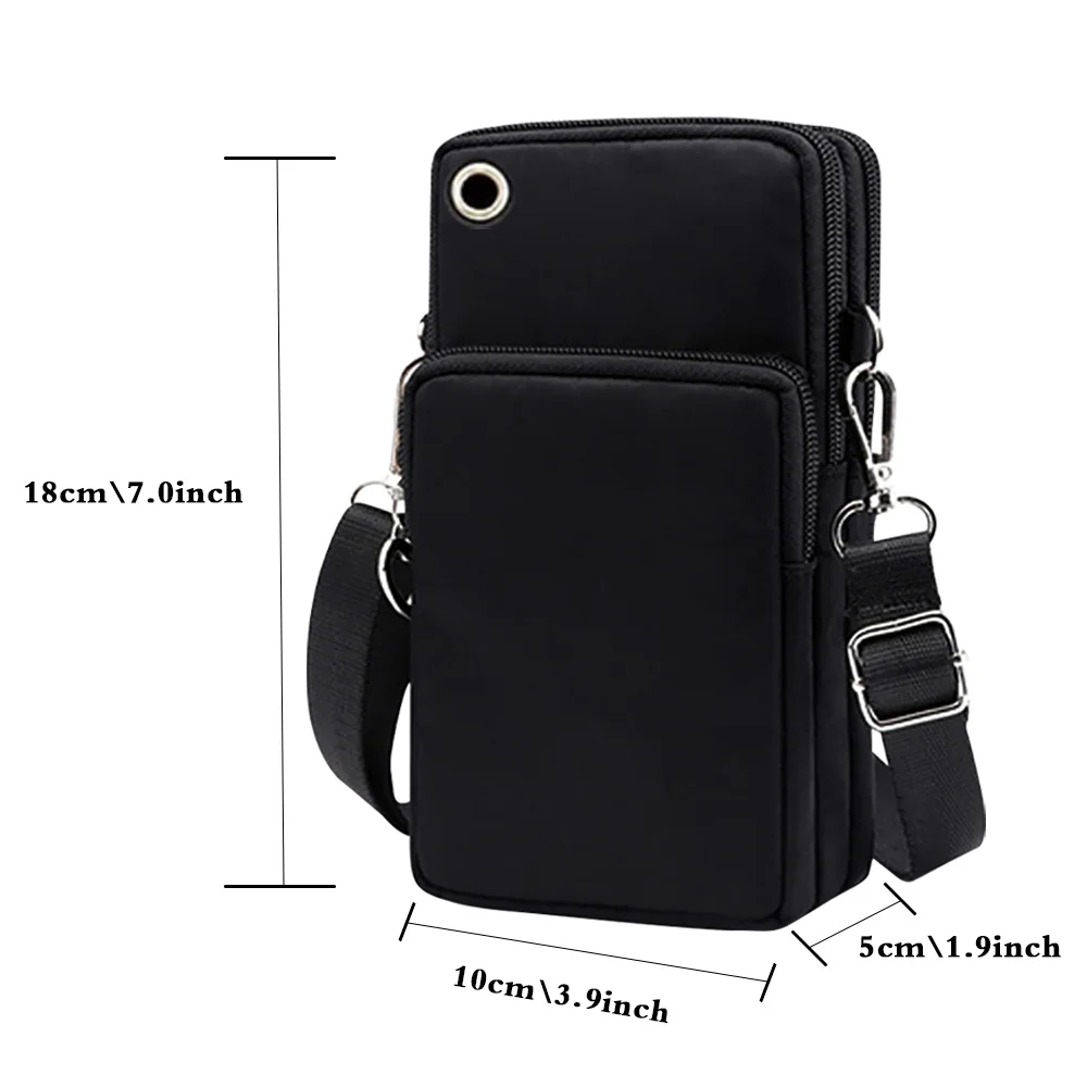 Uniwersalna wodoodporna torba na telefon komórkowy wzór czaszki portfel etui na Samsung/IPhone 12/13 Pro Max 7 8 Plus torby CrossBody