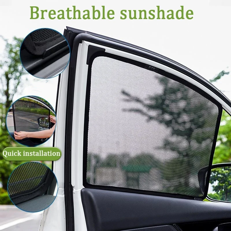 

Magnetic Mesh Sunshade For MGS5 EV ES34 2025 Parts Accessories 2024~2026 Sunscreen Car Window Windshield UV Auto Sun Shade Visor
