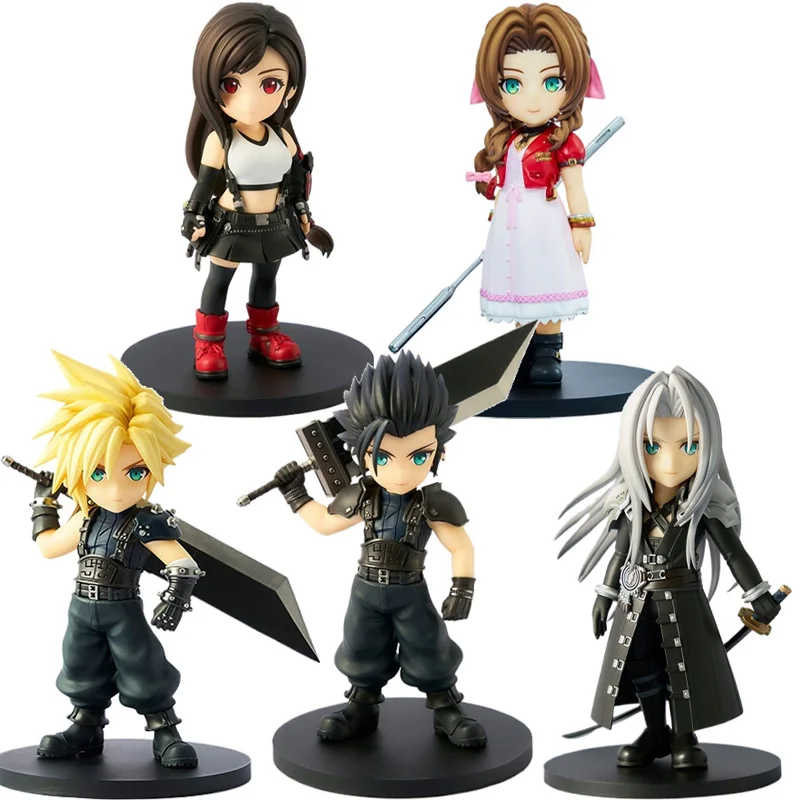 In Stock Original SQUARE ENIX ADORABLE ARTS Cloud Strife Aerith Gainsborough Sephiroth Tifa Zack Fair Action Figure Toys Gifts