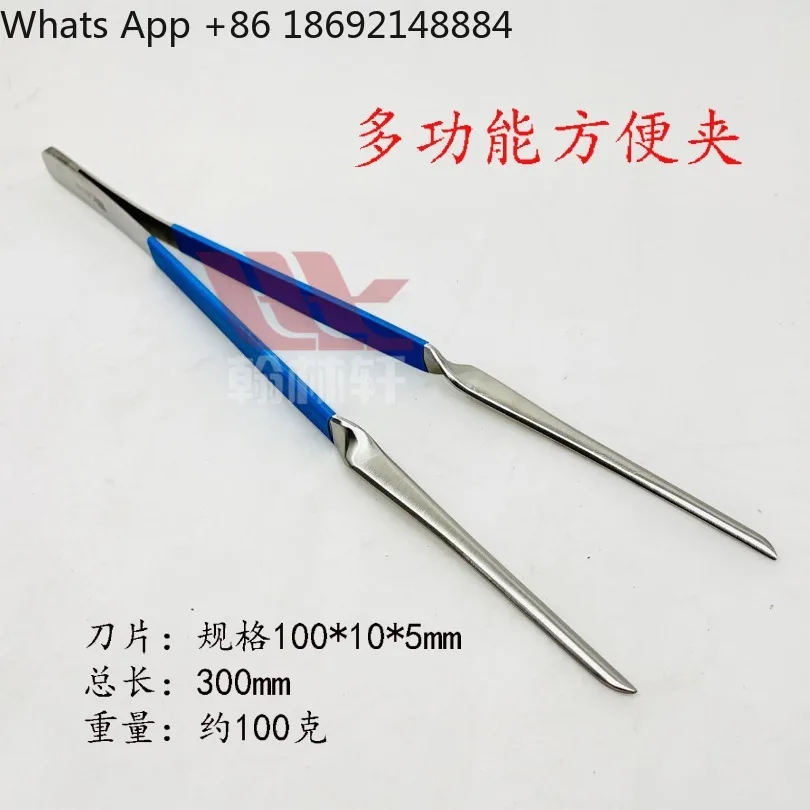 Multifunctional Hot Glass Clamp For Straight Line Forming Hole Expanding Neck‑in Processing DIY Lampwork Craft