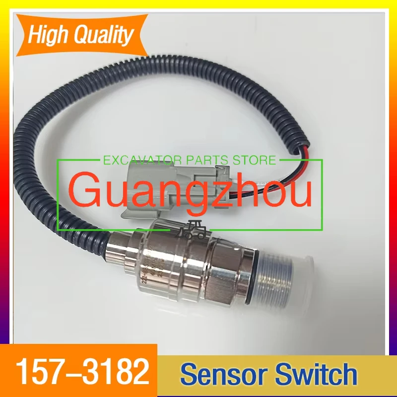 Excavator Engine Accessories for E320C E320D E312C E312D 157-3182 1573182 Hydraulic Pressure Sensor High Quality