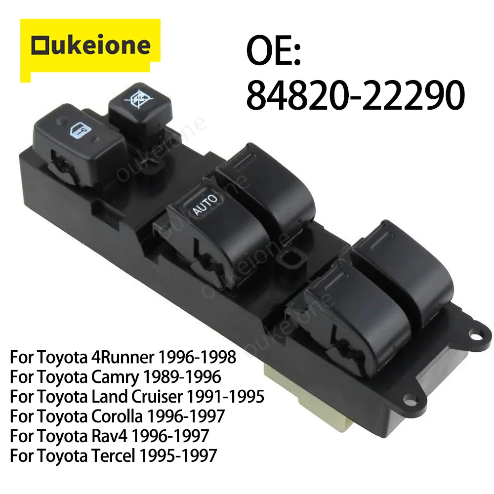 

Electric Master Power Window Control Switch Glass Lifter Button 14Pins for Toyota Corolla Rav4 Tercel 1995 1996 1997 84820-22290
